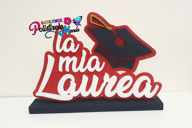 Scritta La mia laurea