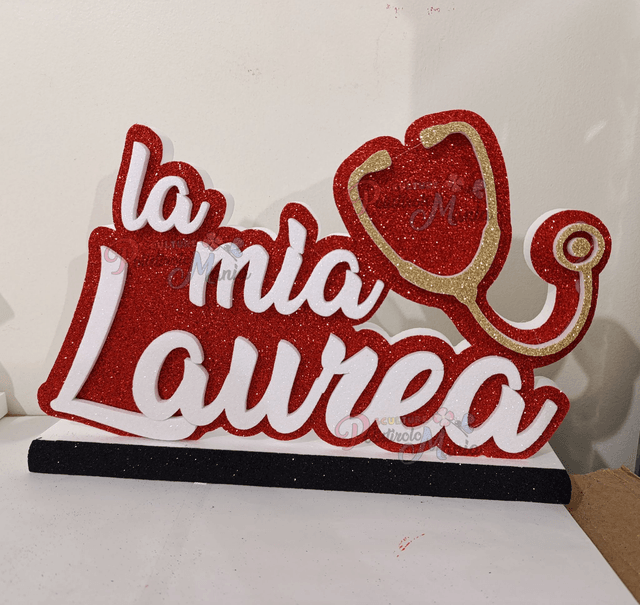 Scritta La mia laurea