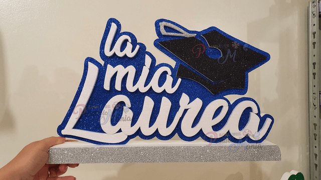 Scritta La mia laurea